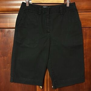 Talbots Black Bermuda shorts